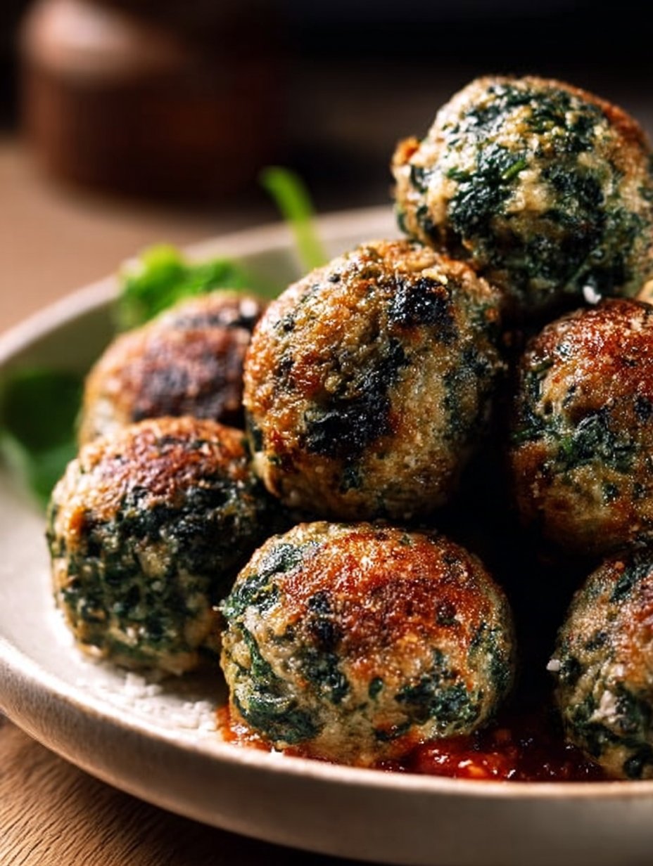 Spinach and Ricotta Meatballs