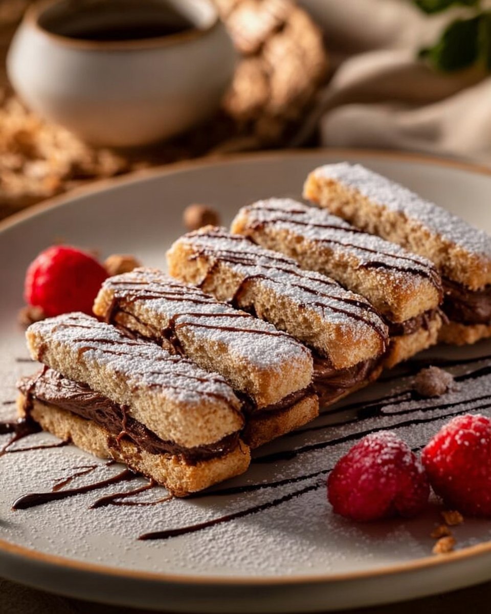 Nutella Biscotti Bars