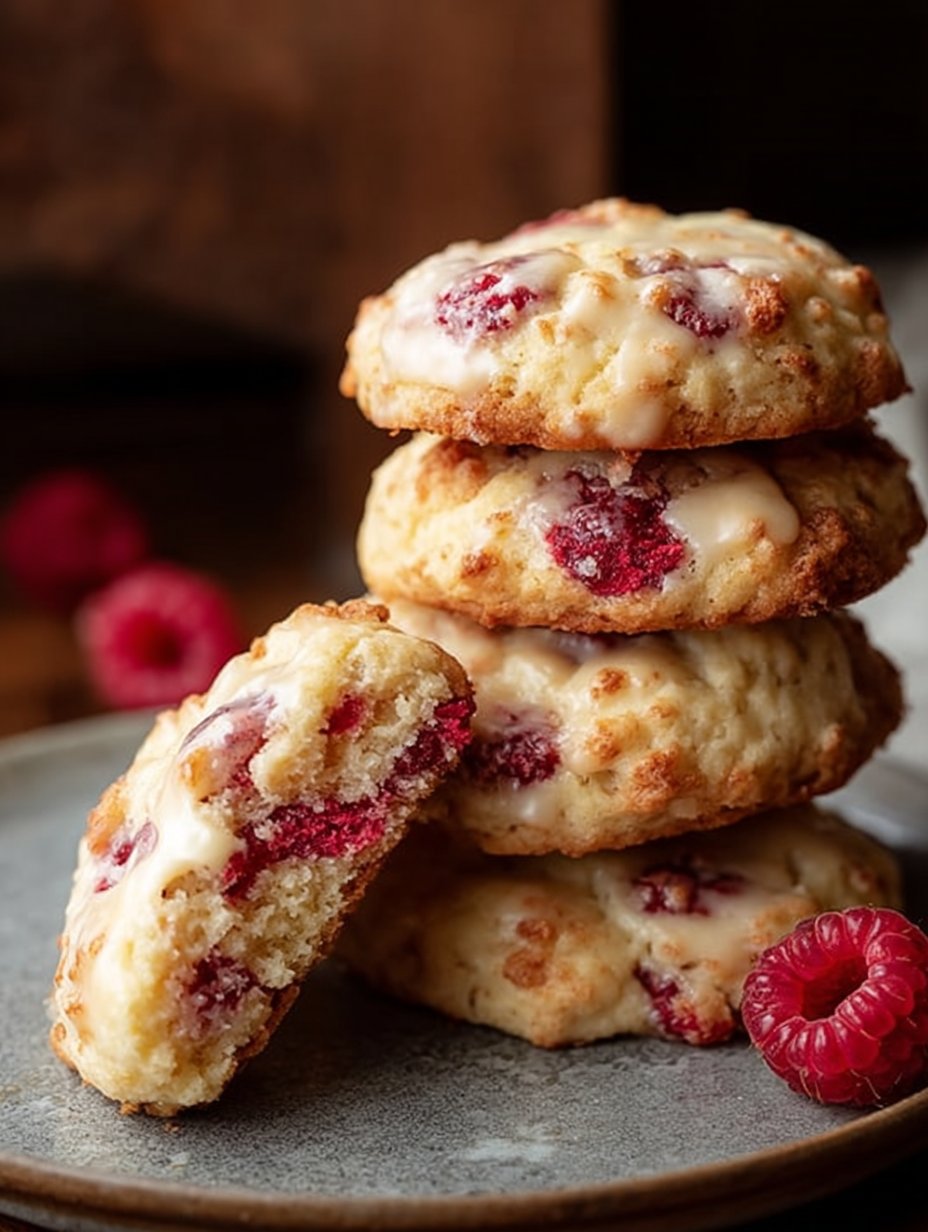 Low Carb Raspberry Cheesecake Cookies