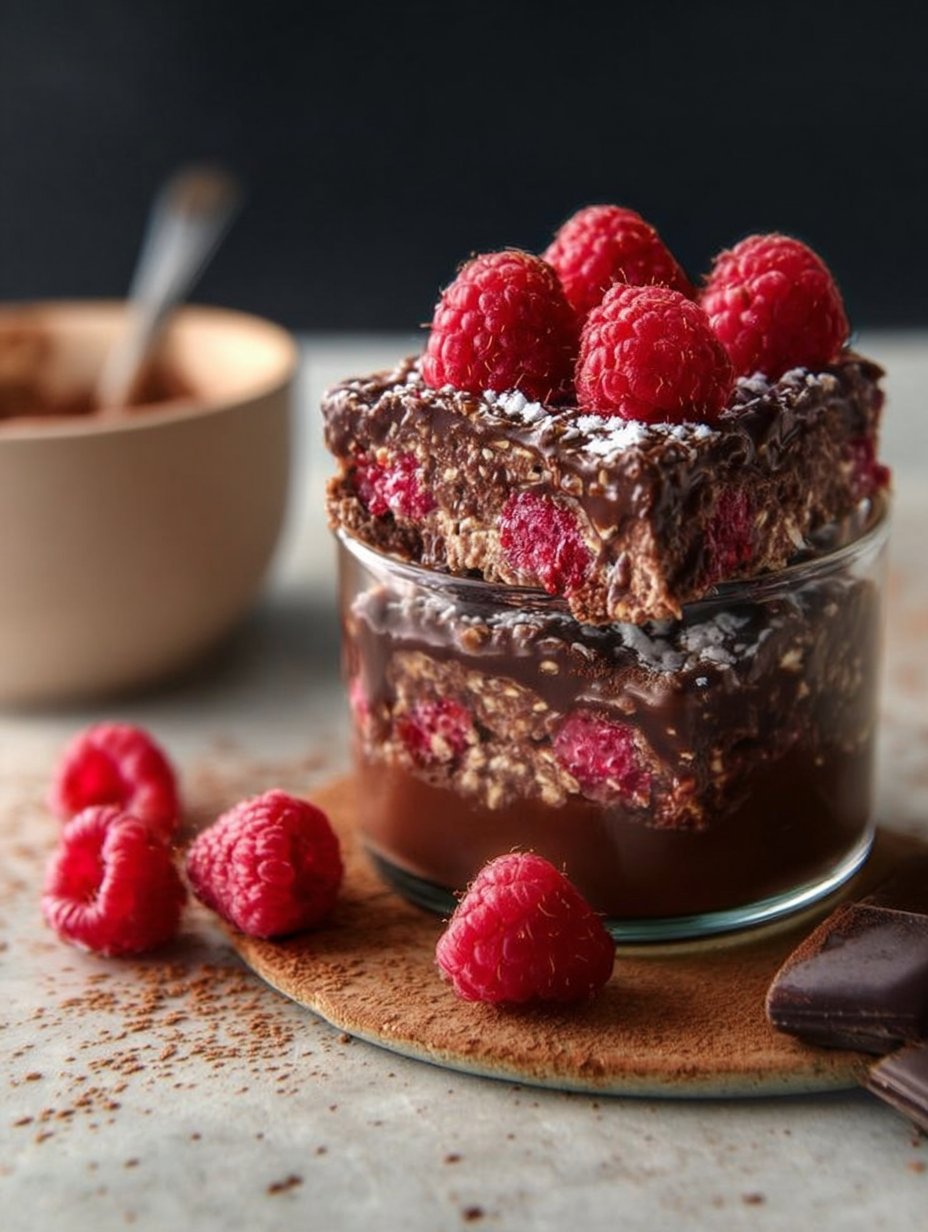 Chocolate Raspberry Overnight Weetbix