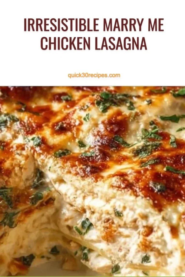 Delicious Marry Me Chicken Lasagna with creamy sauce and melted cheese