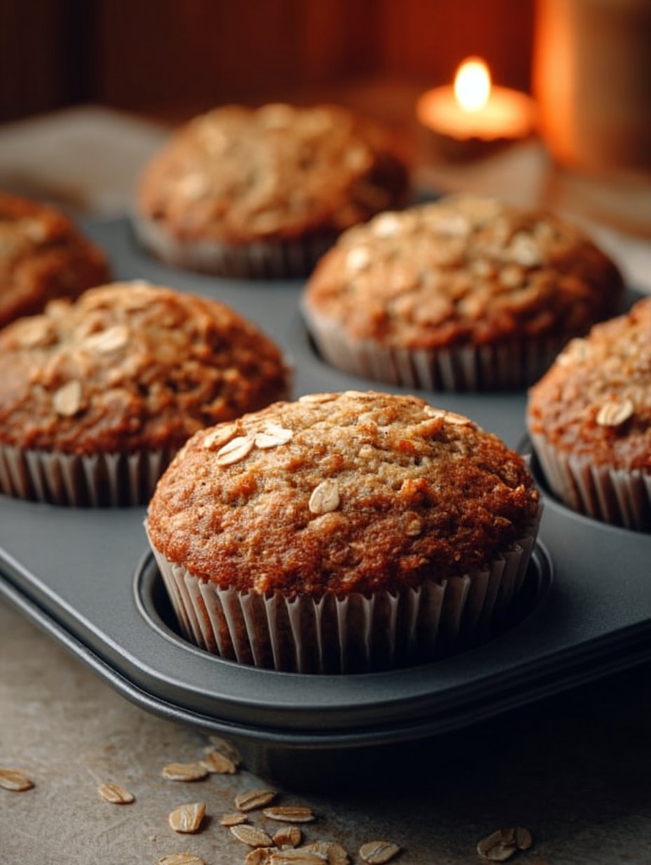No-Fuss Banana Oat Muffins