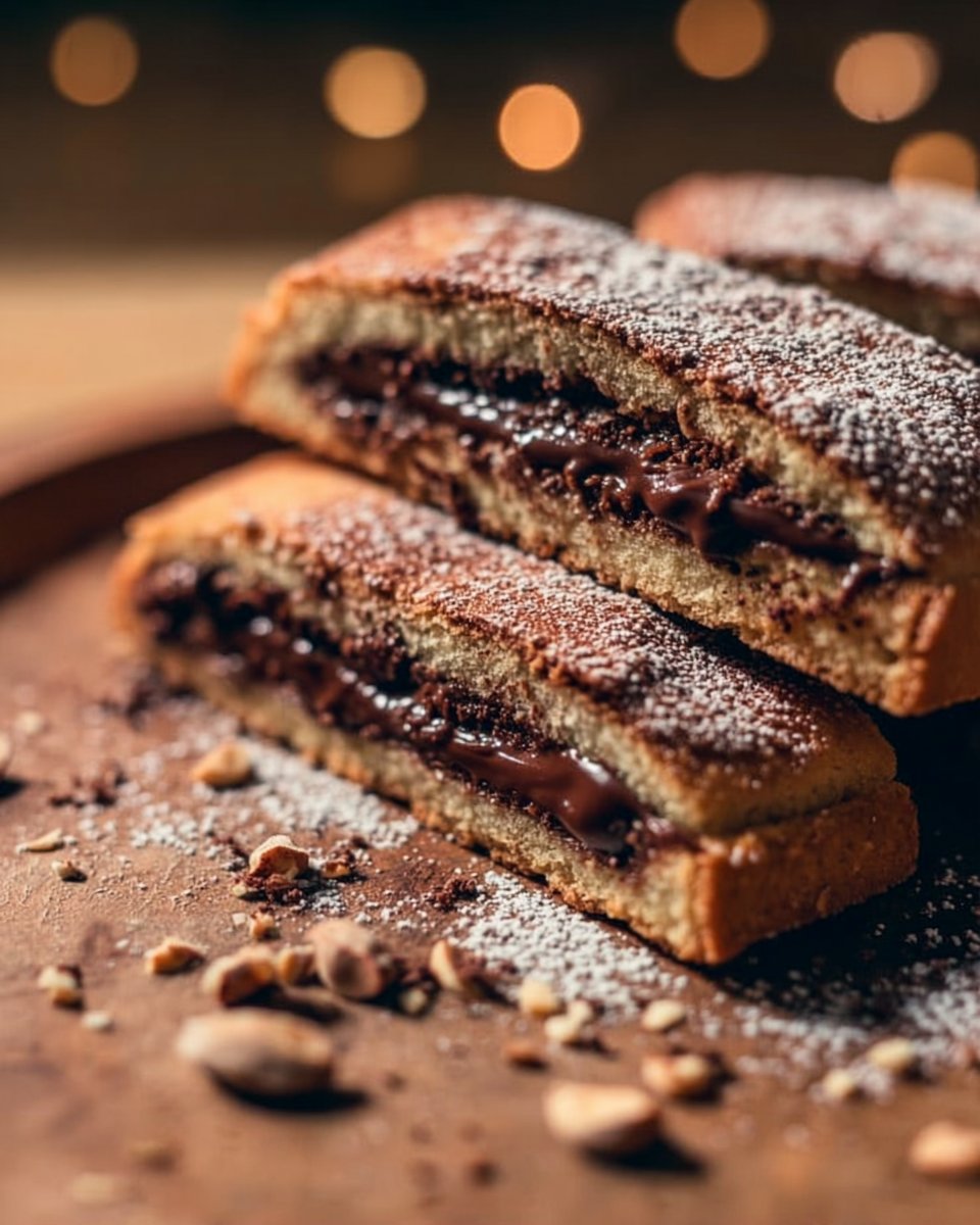 Nutella Biscotti Bars