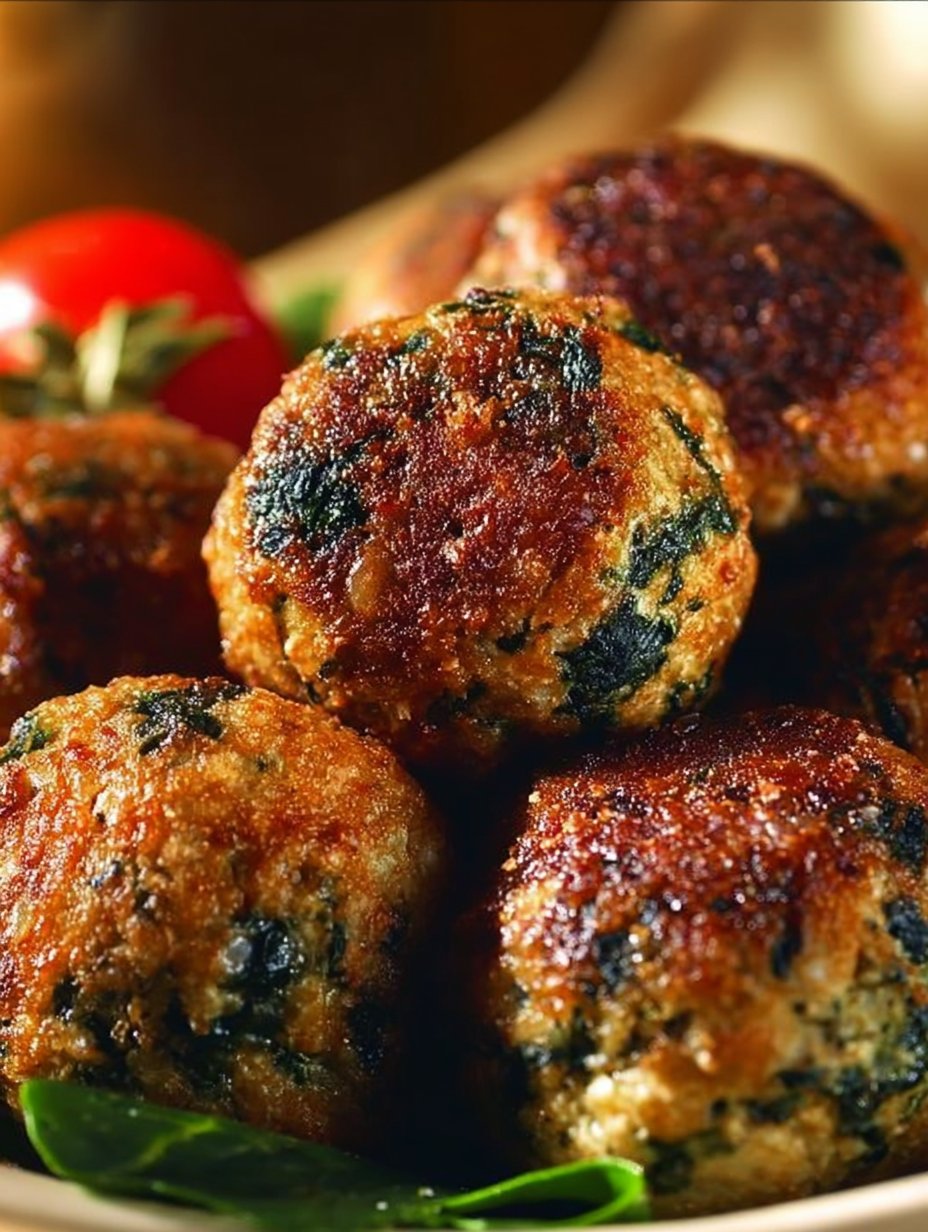 Spinach and Ricotta Meatballs