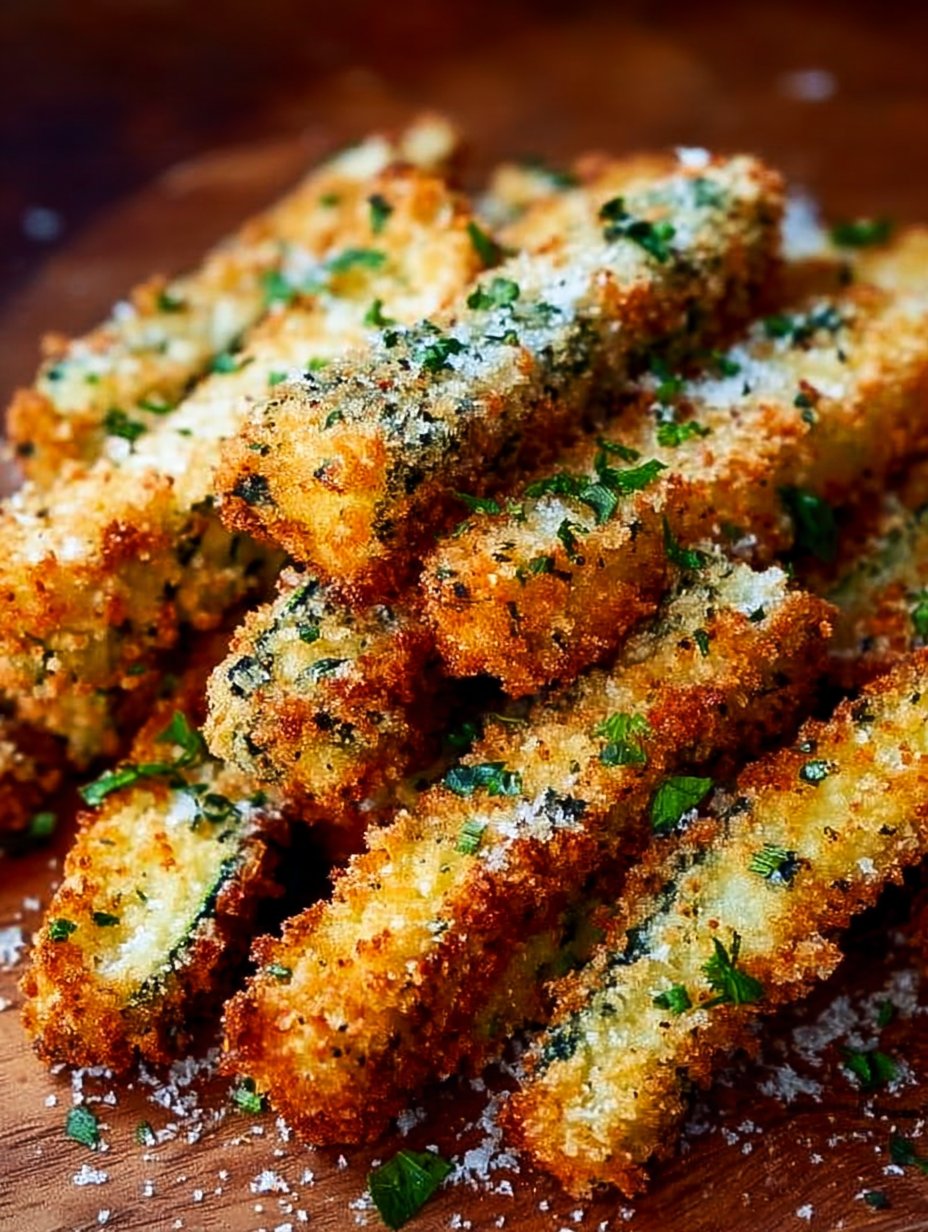 Crispy Parmesan Zucchini Fries