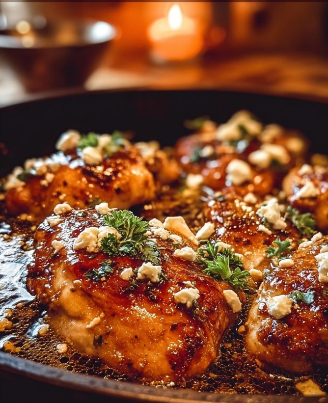Hot Honey Feta Chicken