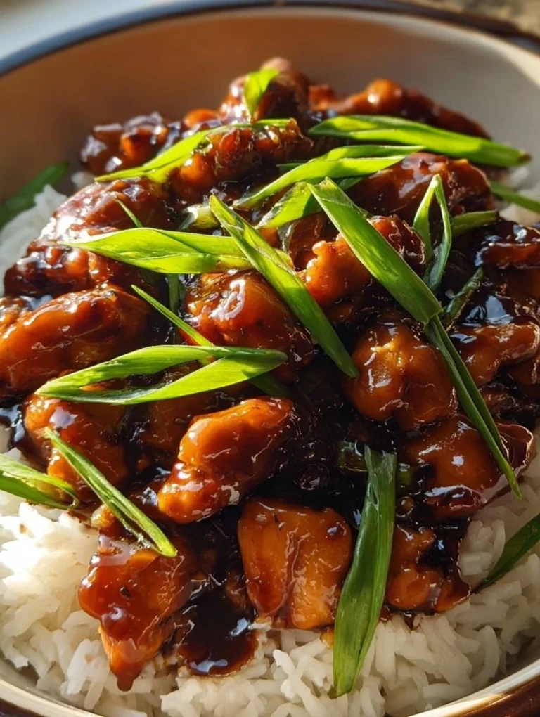 Delicious Mongolian Chicken dish served in a bowl with vibrant colors