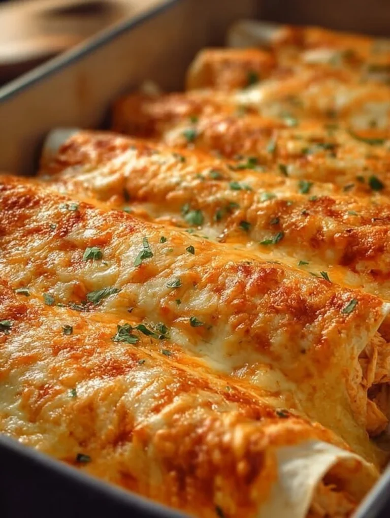 Protein-rich chicken enchiladas topped with creamy white sauce