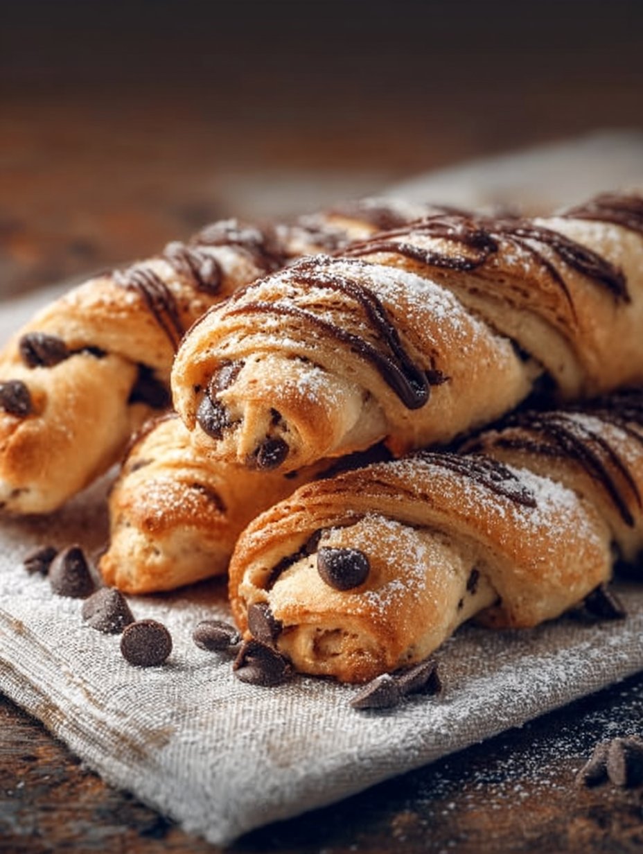 Chocolate Chip Cookie Dough Twists