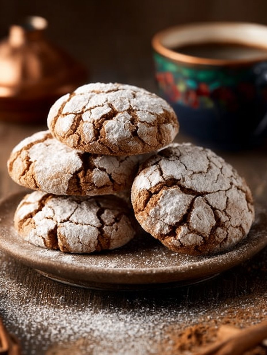 Cinnamon Coffee Crinkles