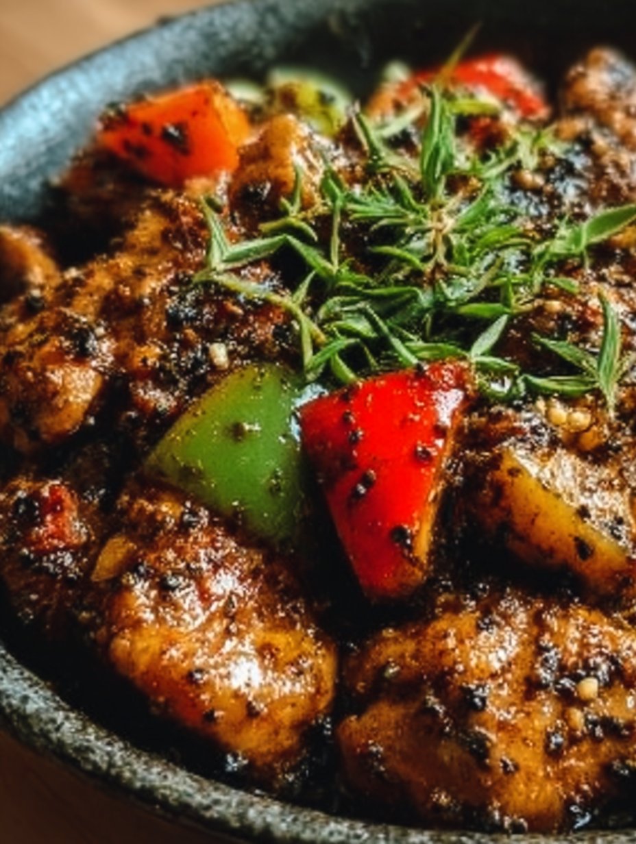 Black Pepper Chicken