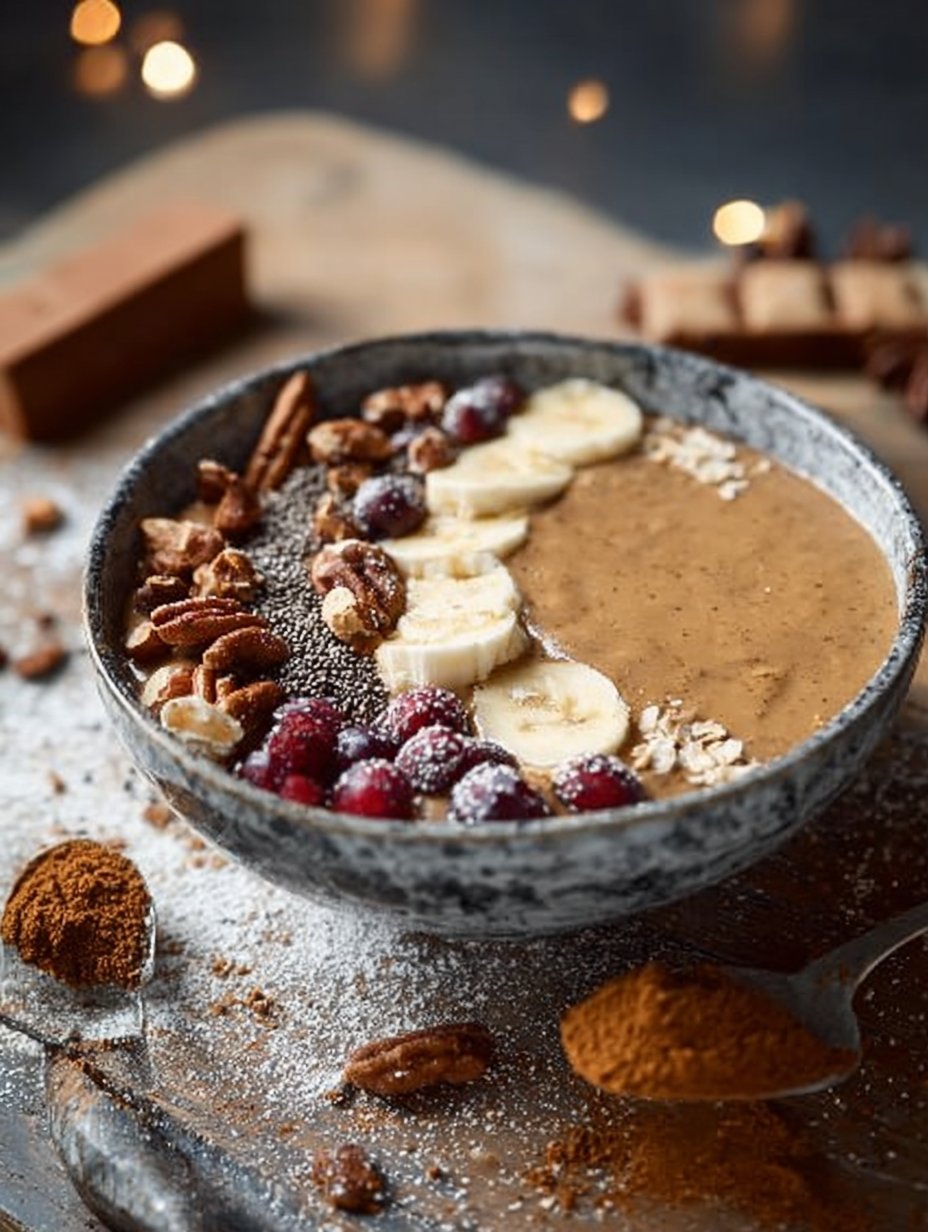 Gingerbread Smoothie Bowl