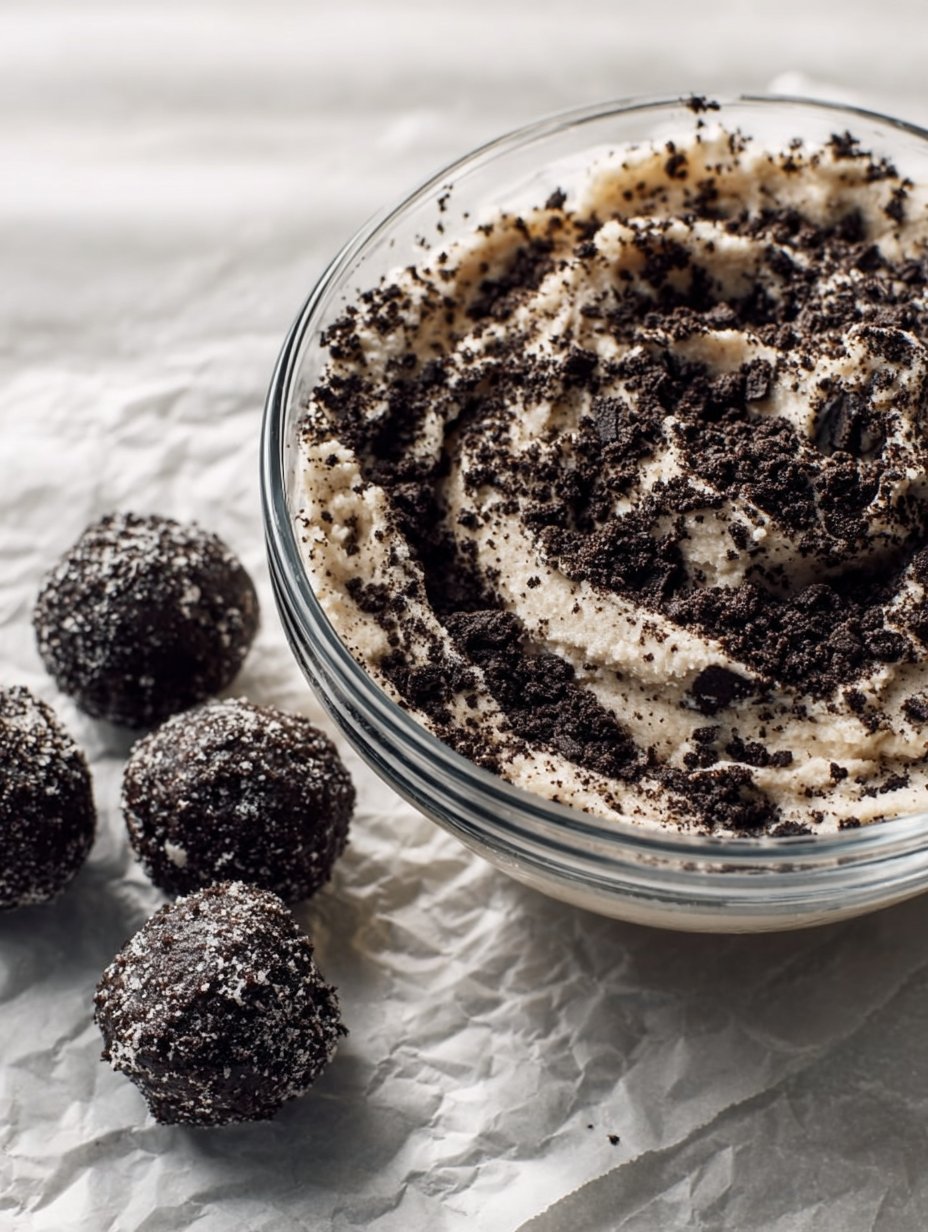 Cream Cheese Oreo Protein Balls