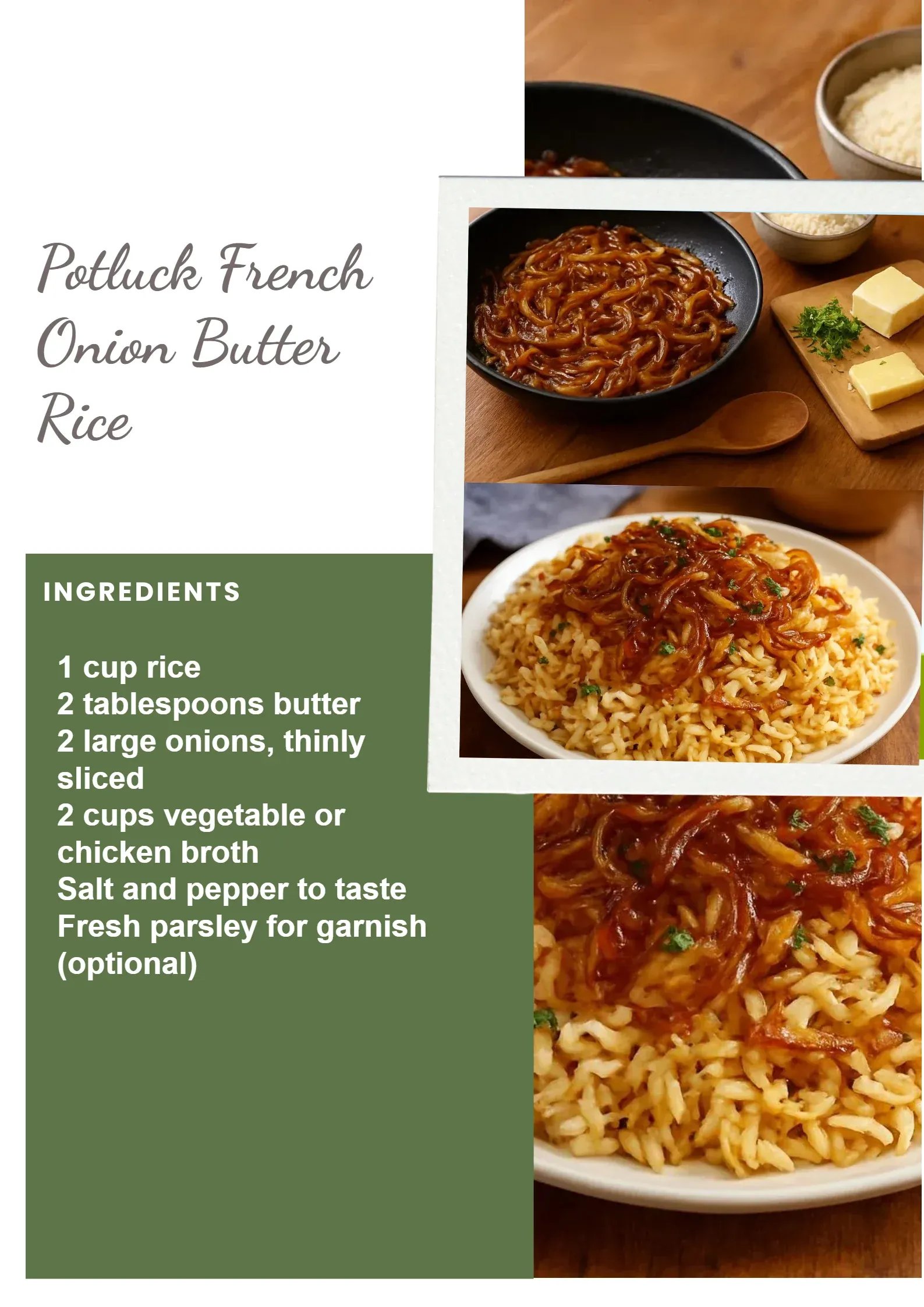 Potluck French Onion Butter Rice