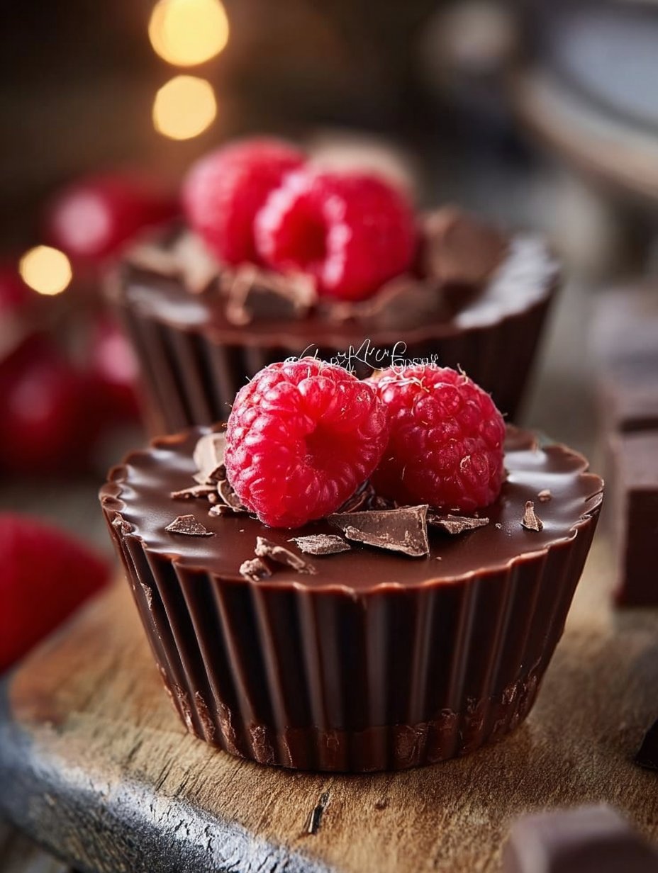 Chocolate Raspberry Cups