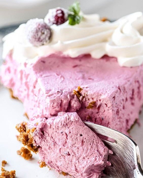 Cranberry Mousse Pie