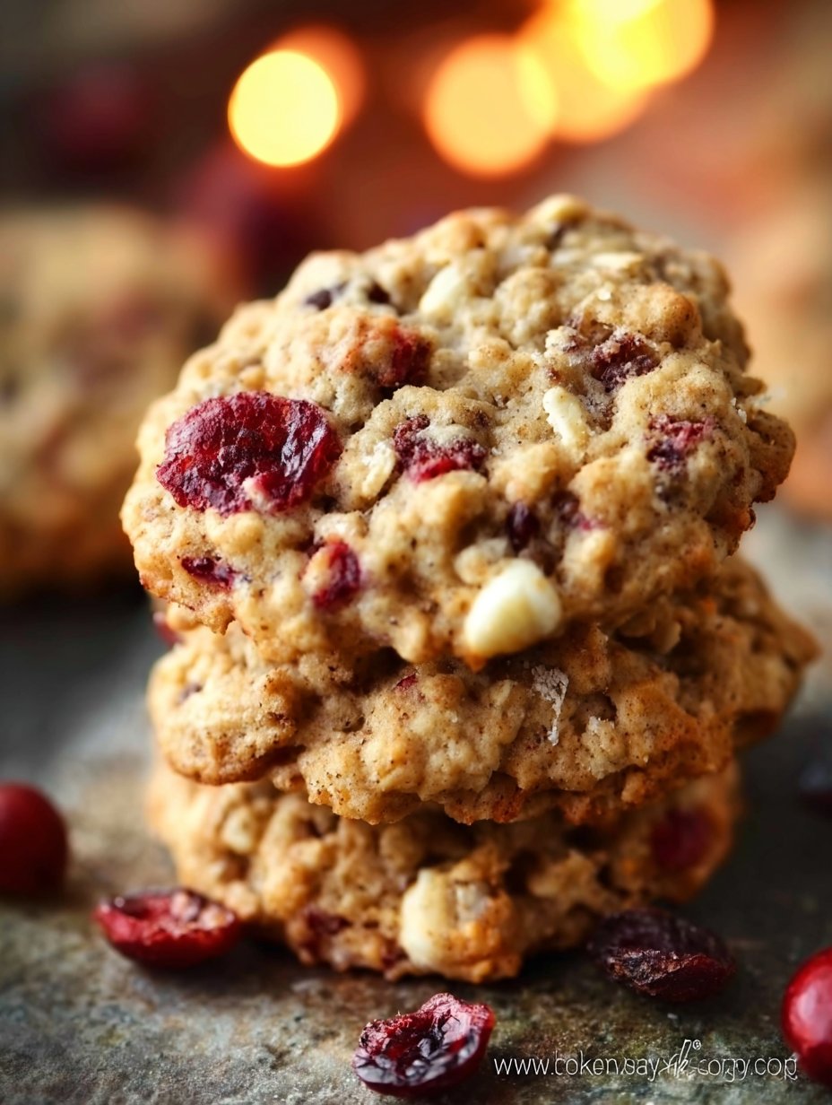 Oatmeal Cranberry Cookies