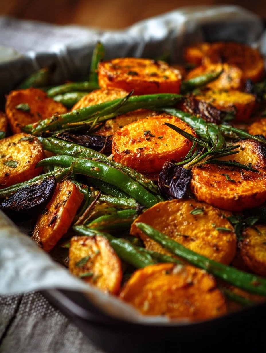 Sweet Potato & Green Bean Tray Bake: Easy & Delicious Recipe