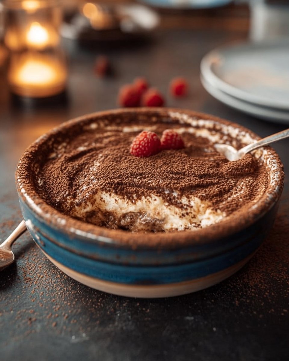 Mocha Tiramisu Baked Oats