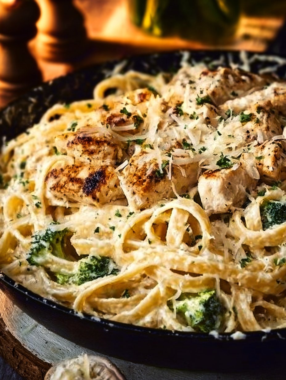 Low Calorie Chicken Alfredo