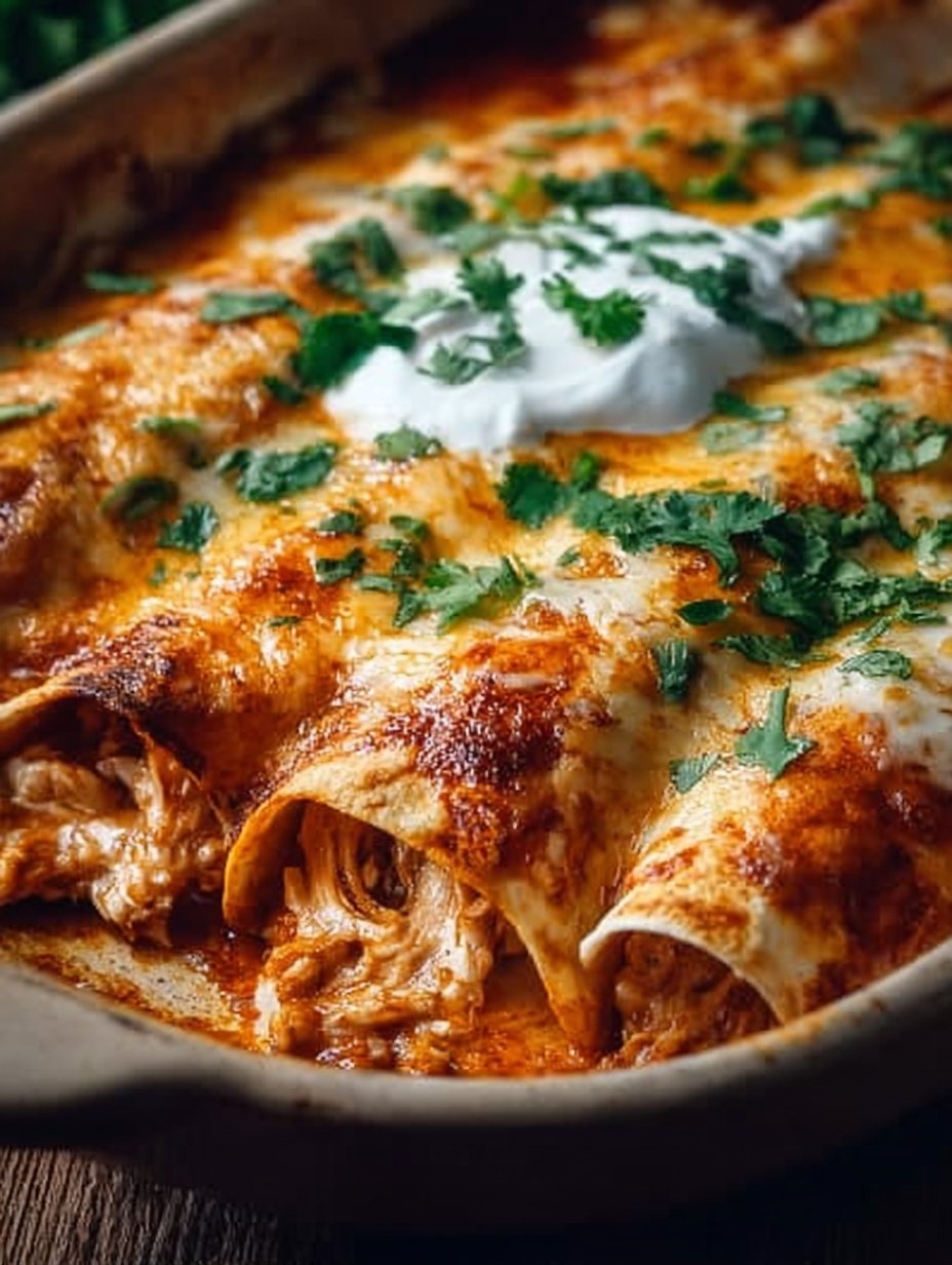 Best Chicken Enchiladas Ever