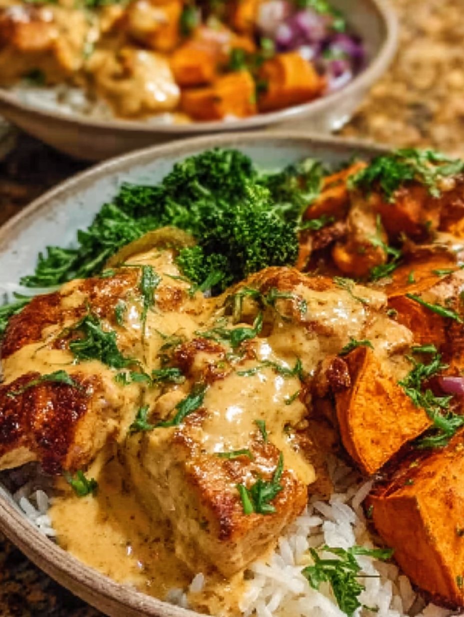 Chicken and Sweet Potato Bowls