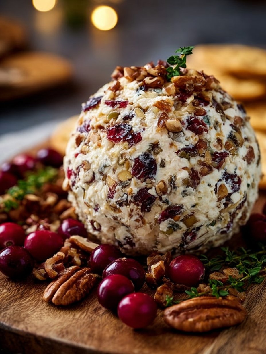 Cranberry Nut Cream Cheese Ball