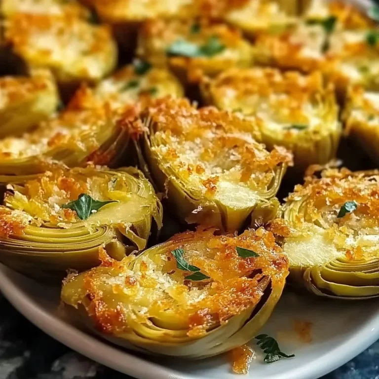 Crispy Parmesan Artichoke Hearts appetizer recipe