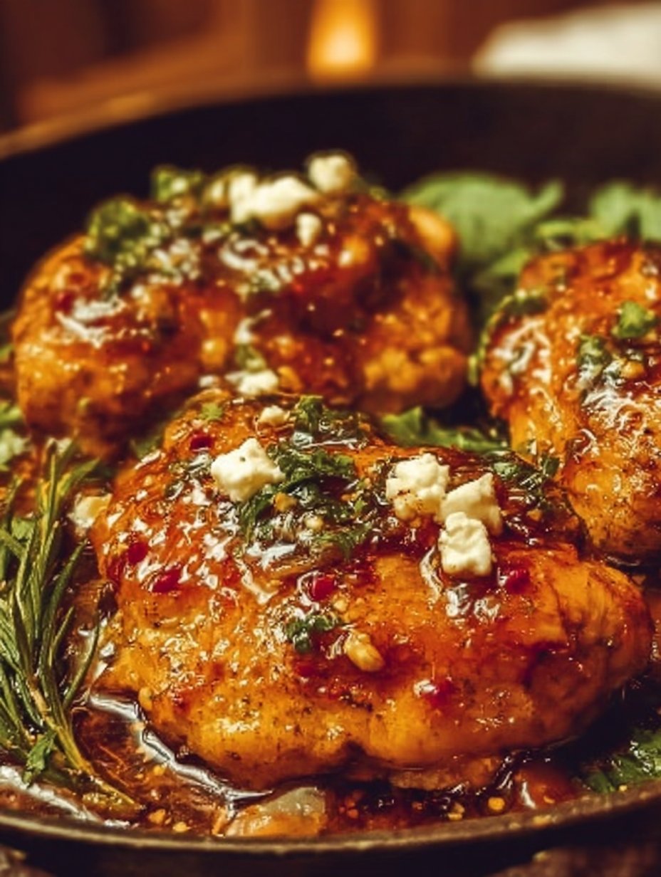 Perfect Hot Honey Feta Chicken