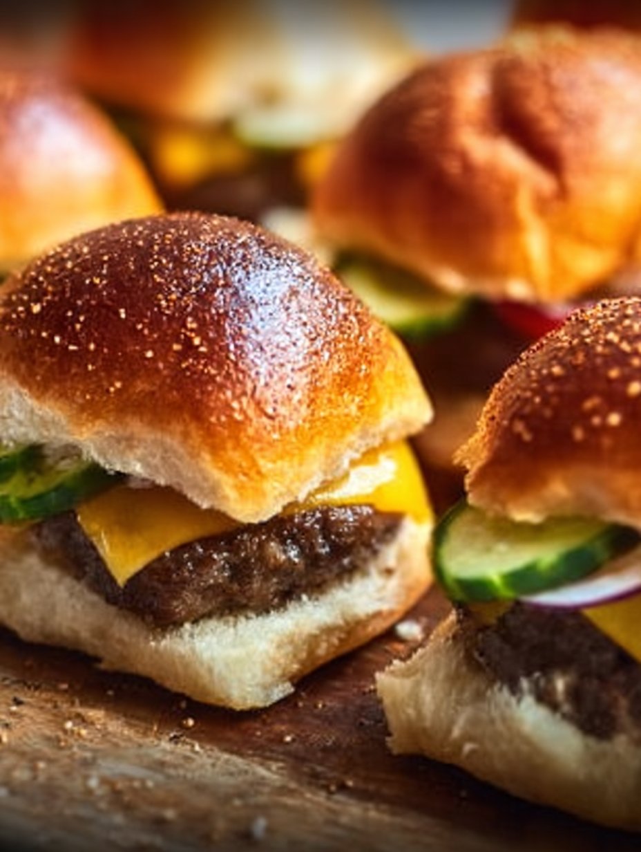 Sheetpan Burger Sliders