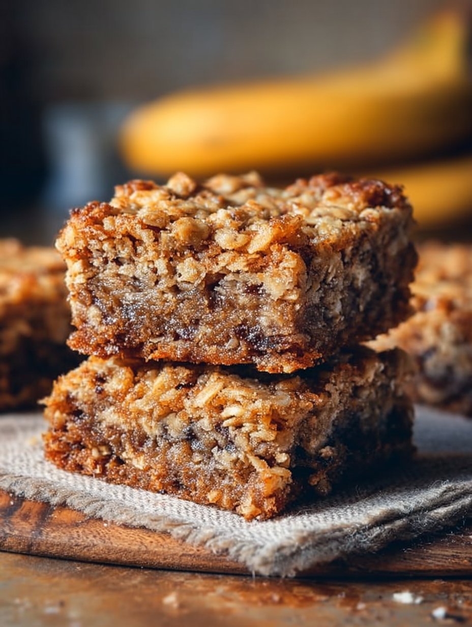 Banana Oatmeal Bars