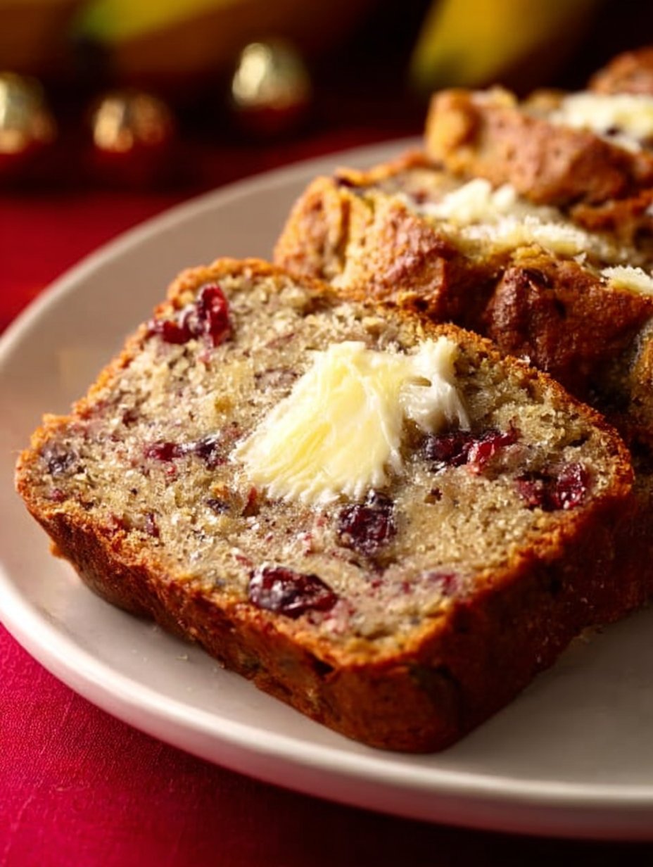Christmas Banana Bread