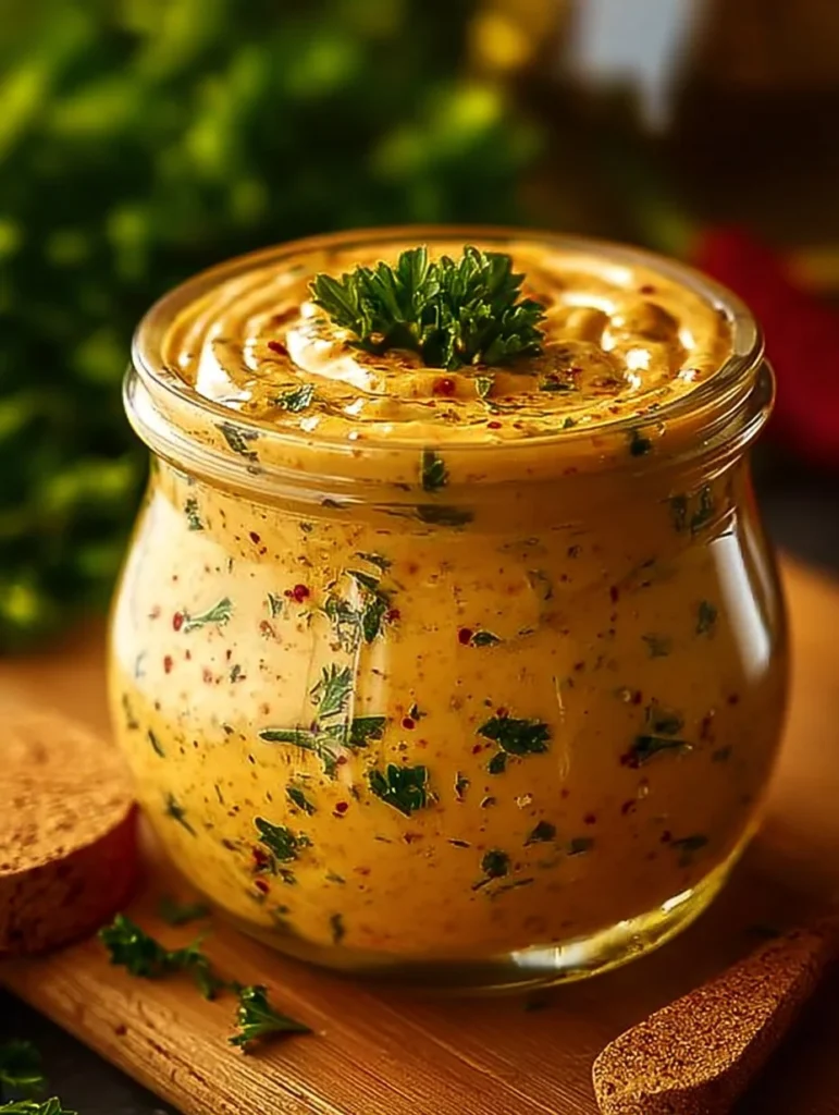 Homemade Louisiana remoulade sauce served in a bowl