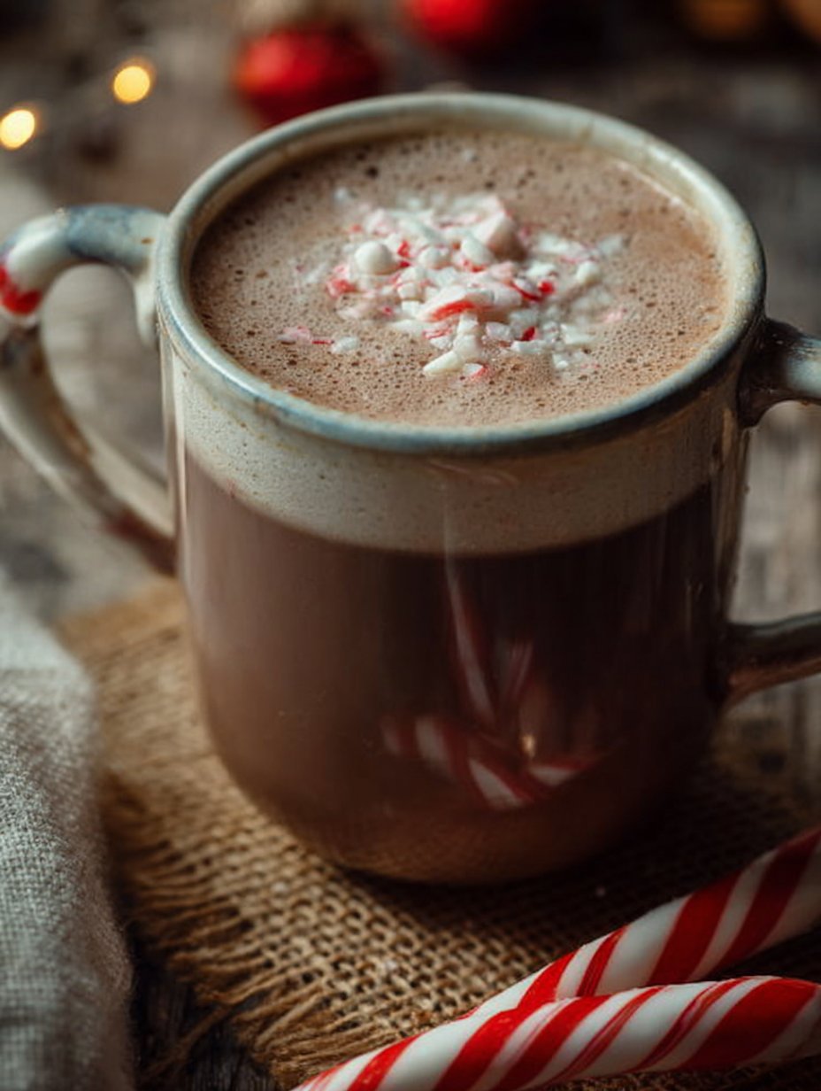 Candy Cane Hot Chocolate
