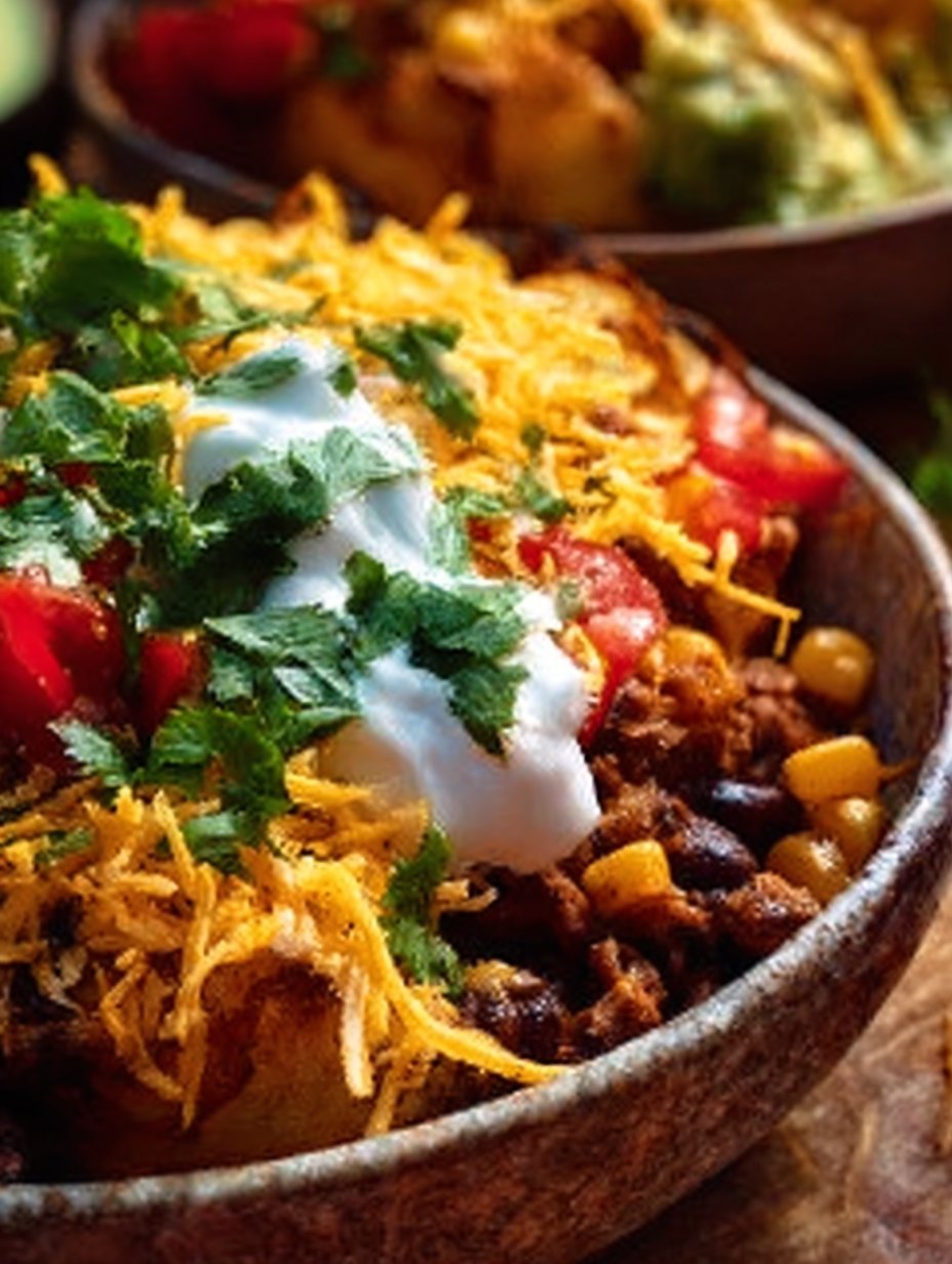 Loaded Potato Taco Bowl