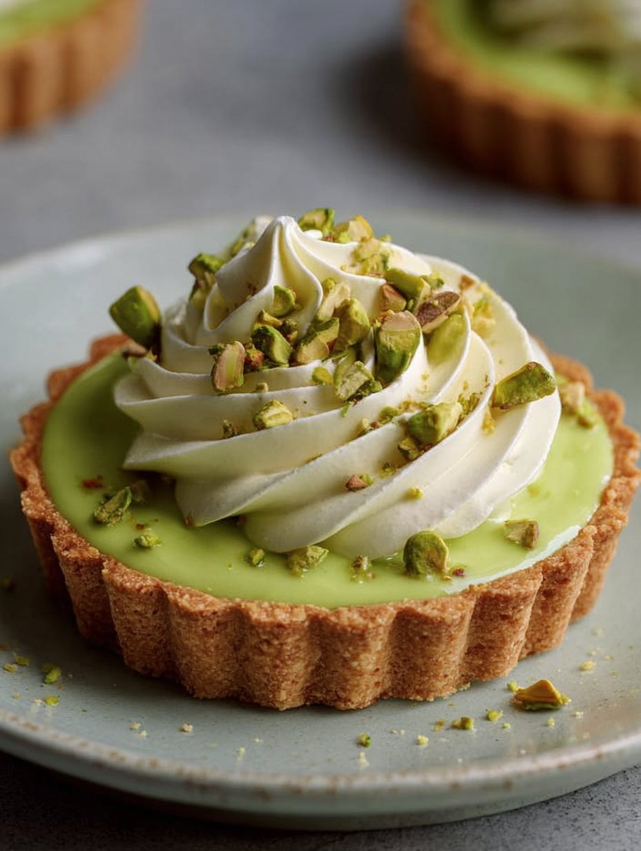 Pistachio Pudding Tart