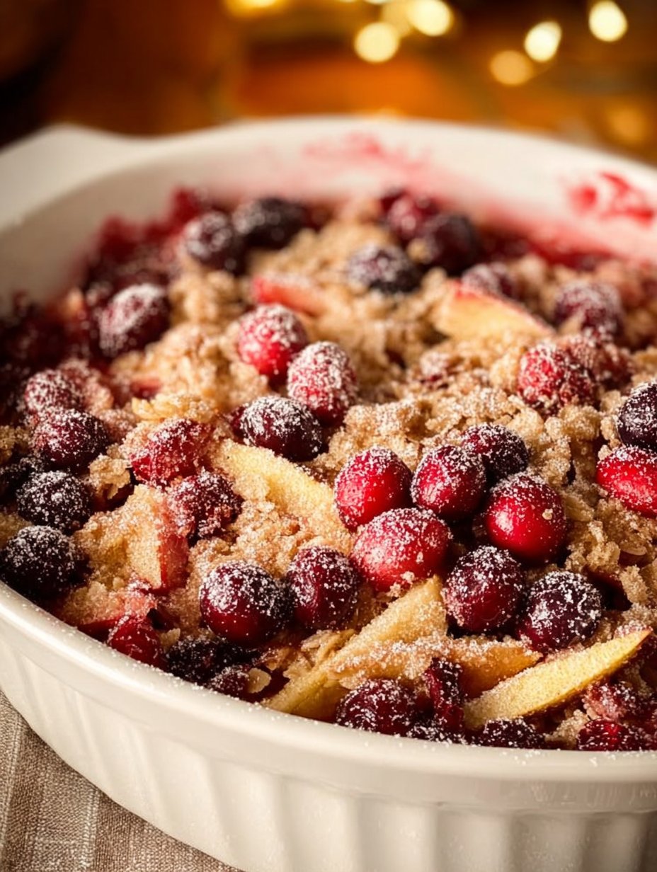 Cranberry Apple Crisp