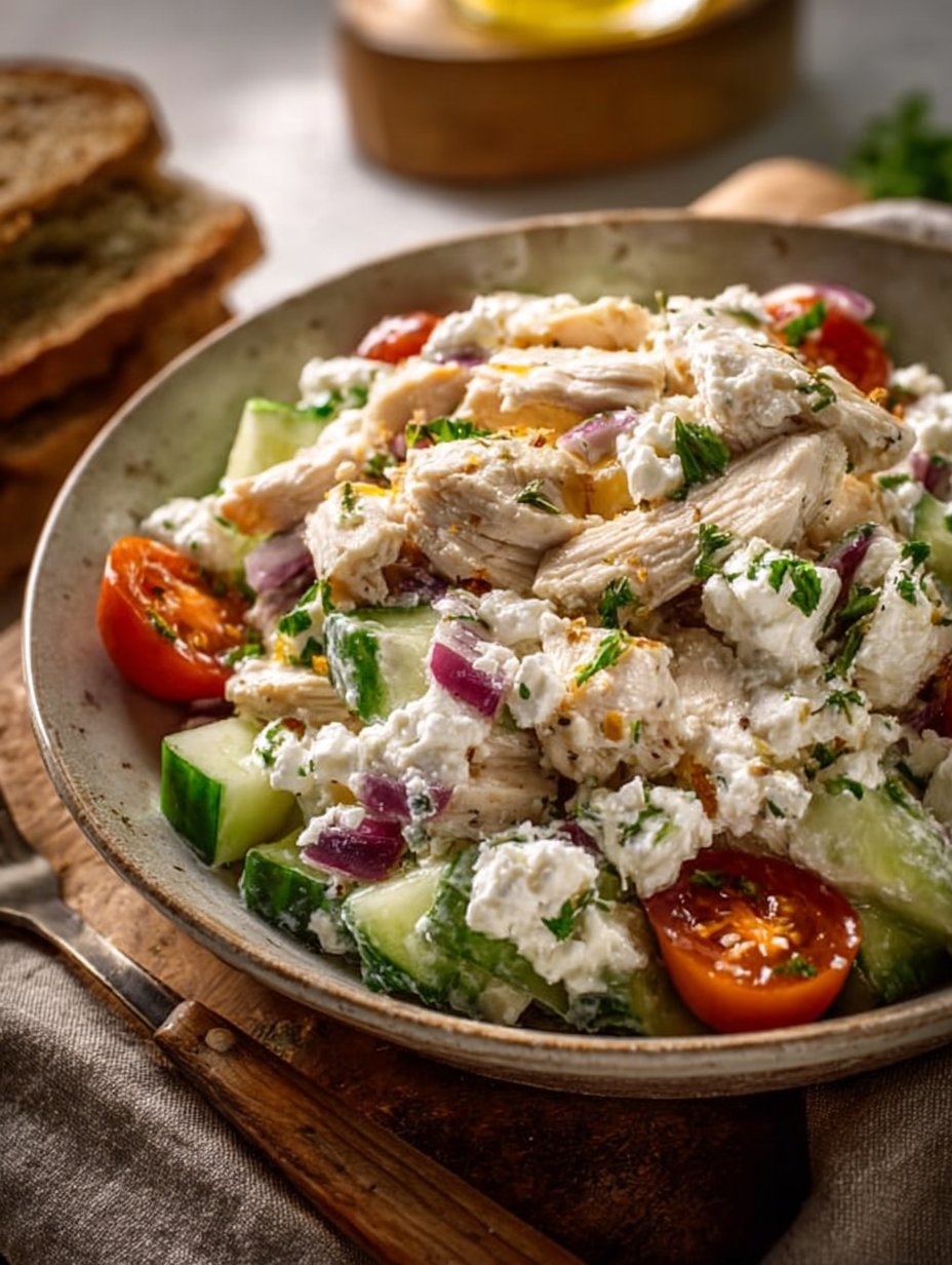 Cottage Cheese Chicken Salad