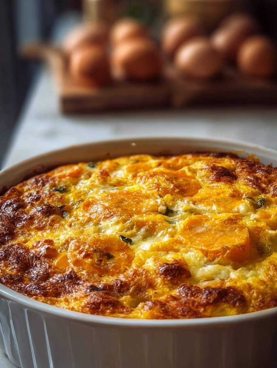 Easy Sweet Potato Egg Casserole