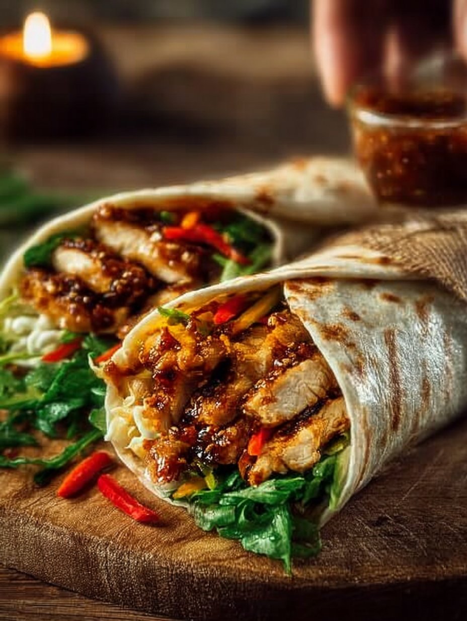 Sweet Chili Chicken Wraps
