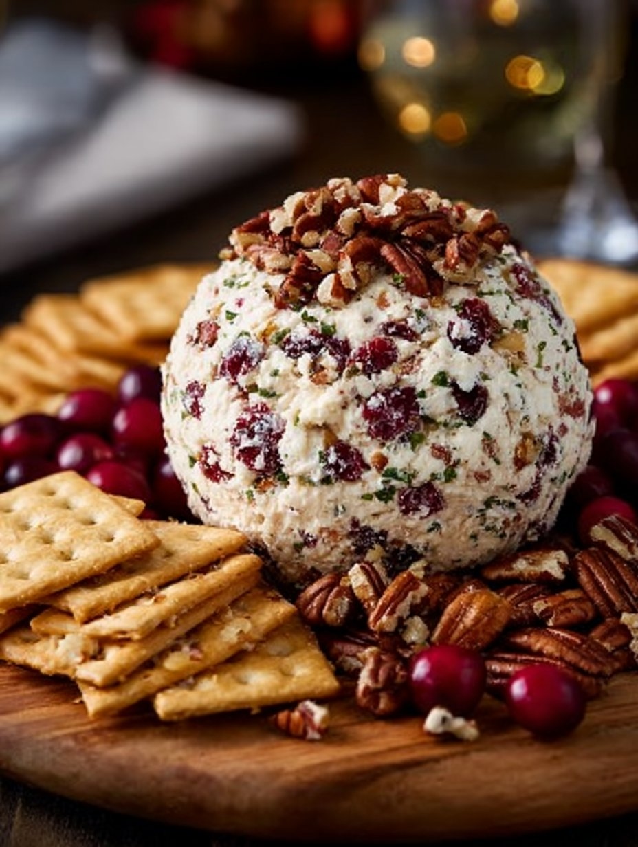 Cranberry Nut Cream Cheese Ball