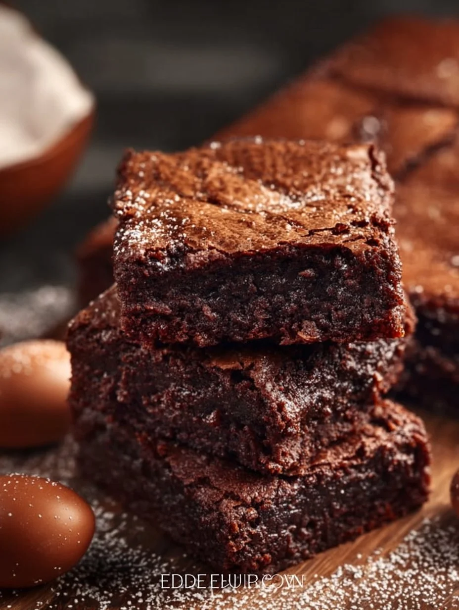 Flourless Greek Yogurt Brownies