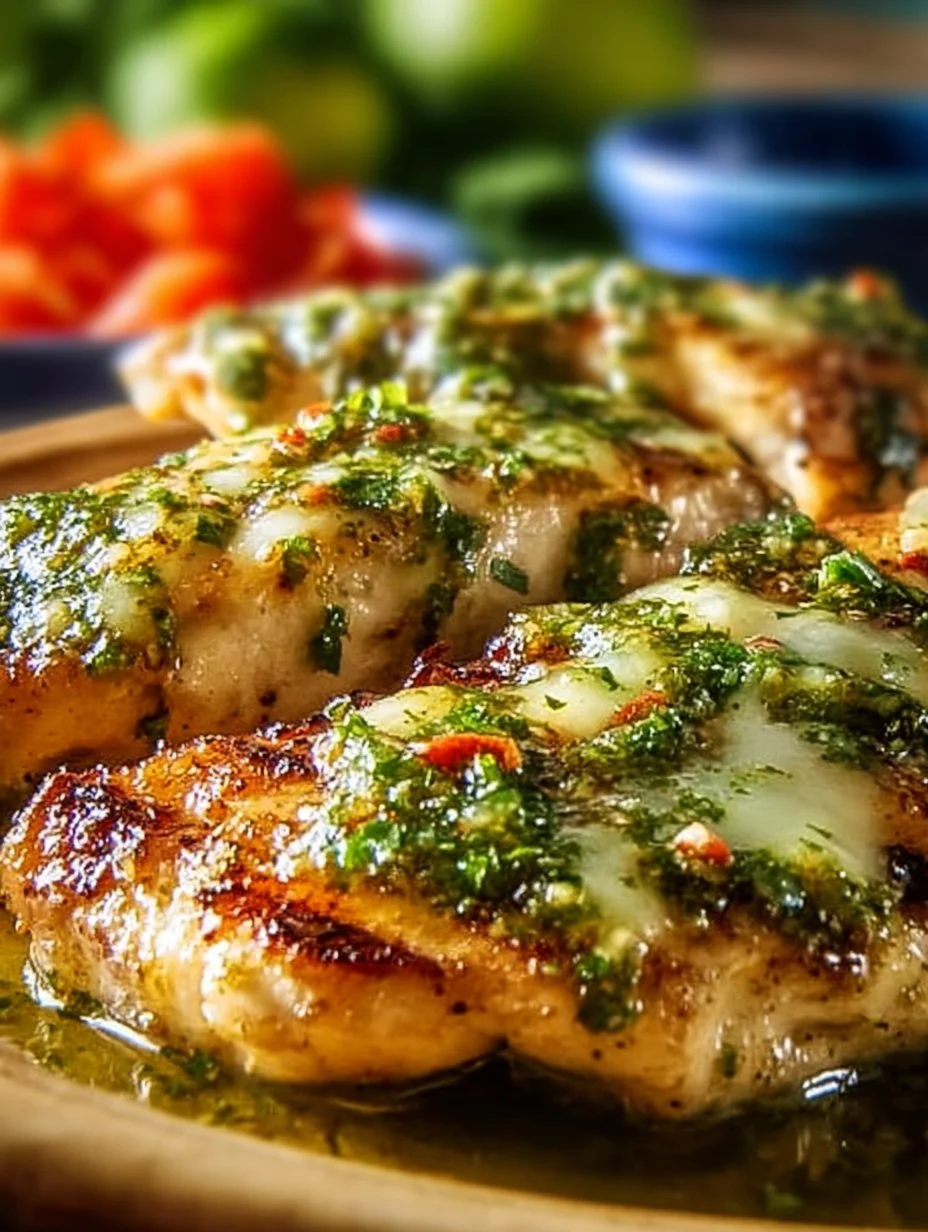 Grilled Salsa Verde Pepper Jack Chicken