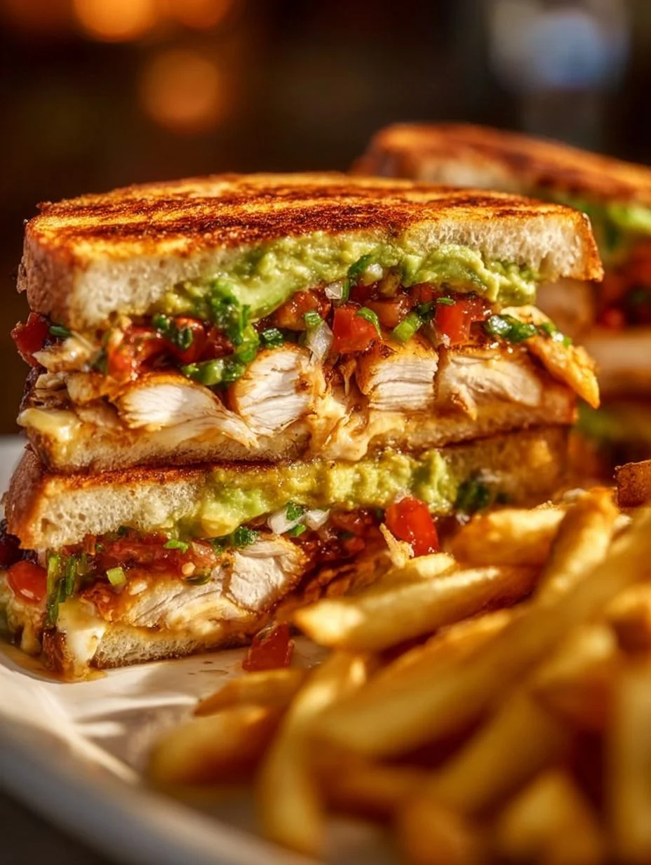 Loaded Chicken & Avocado Sandwich