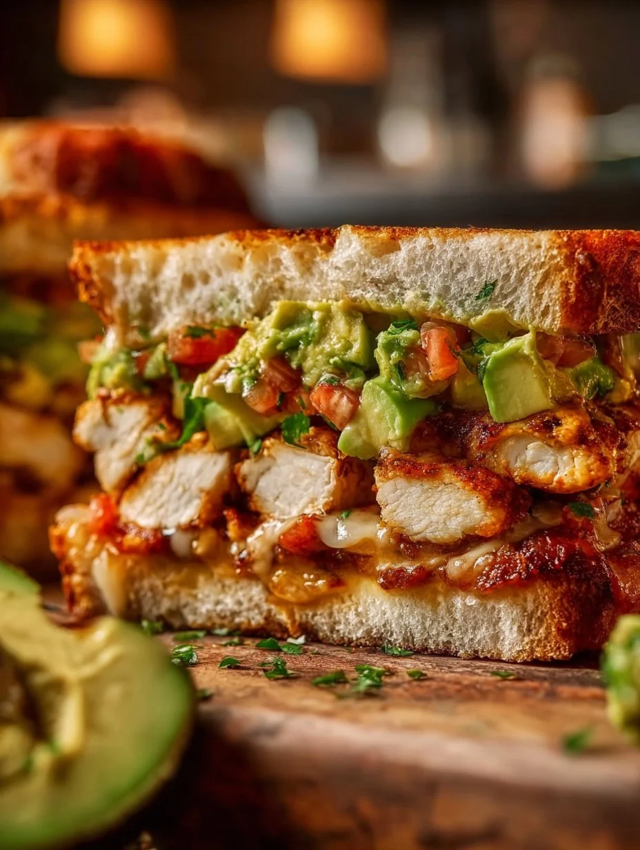 Loaded Chicken & Avocado Sandwich