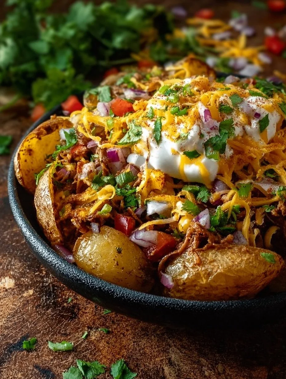 Loaded Potato Taco Bowl