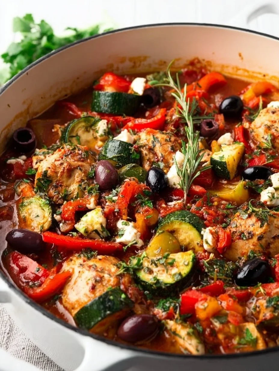 Mediterranean Chicken Casserole