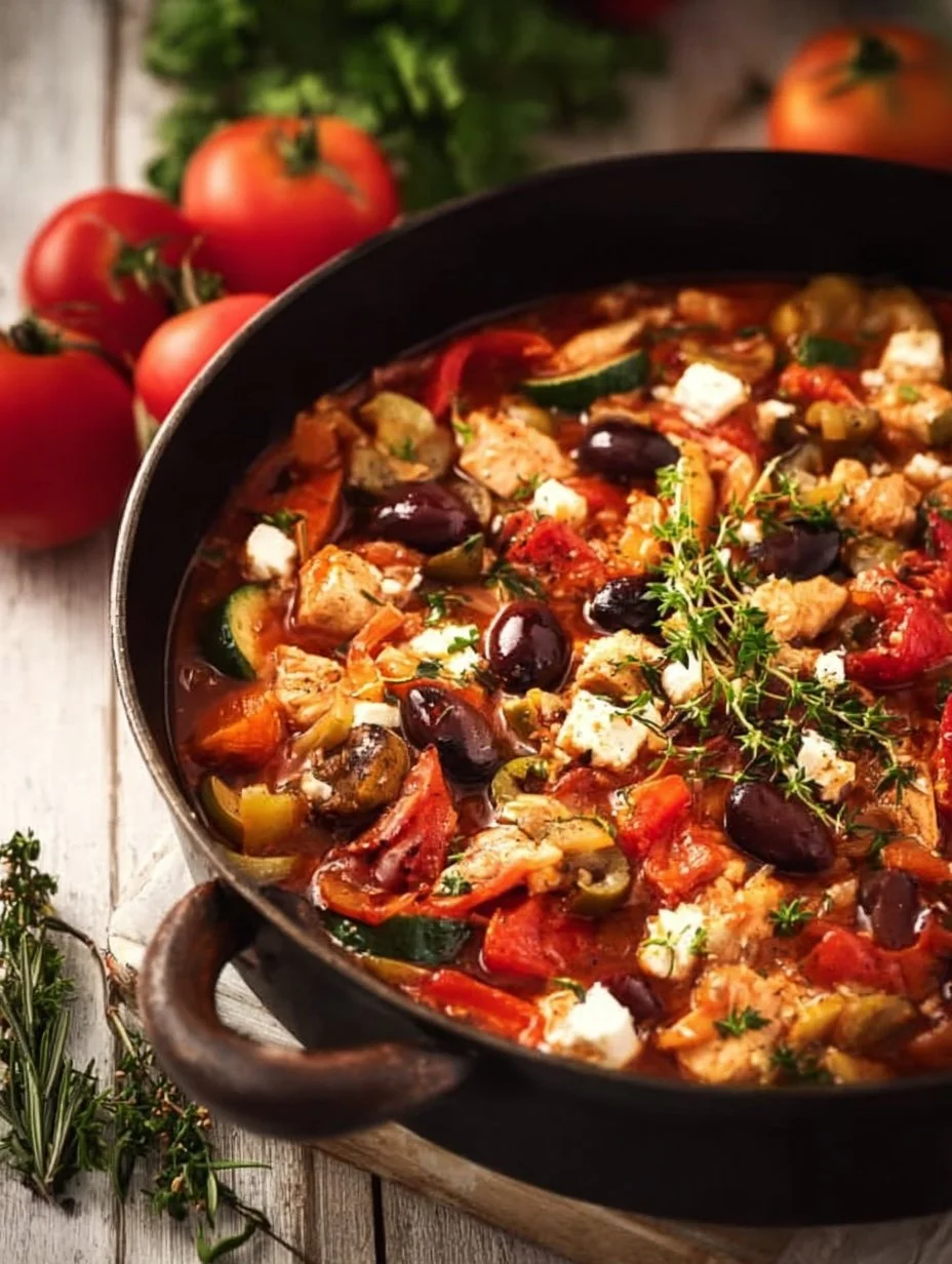 Mediterranean Chicken Casserole