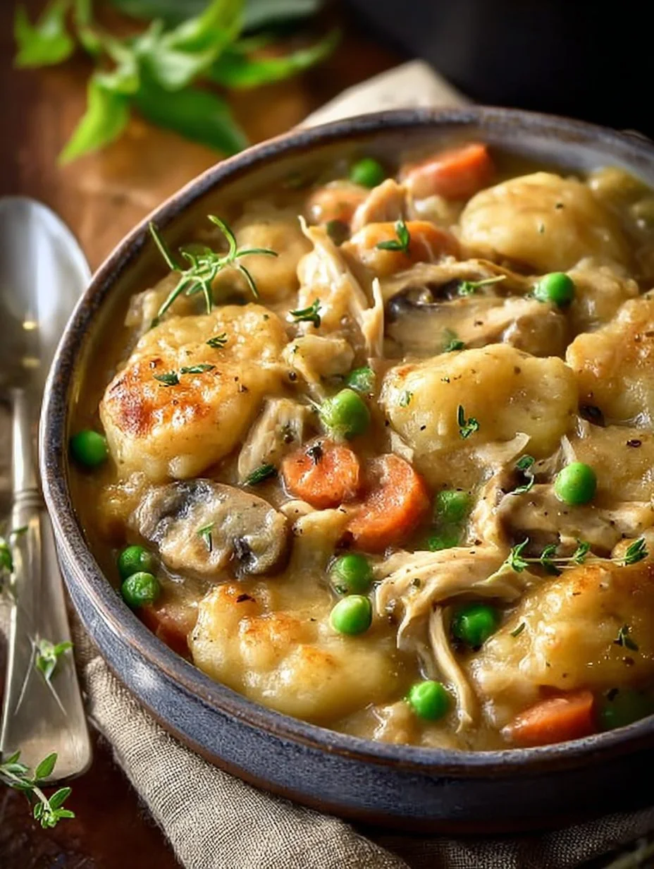 One Pot Gnocchi Chicken Pot Pie