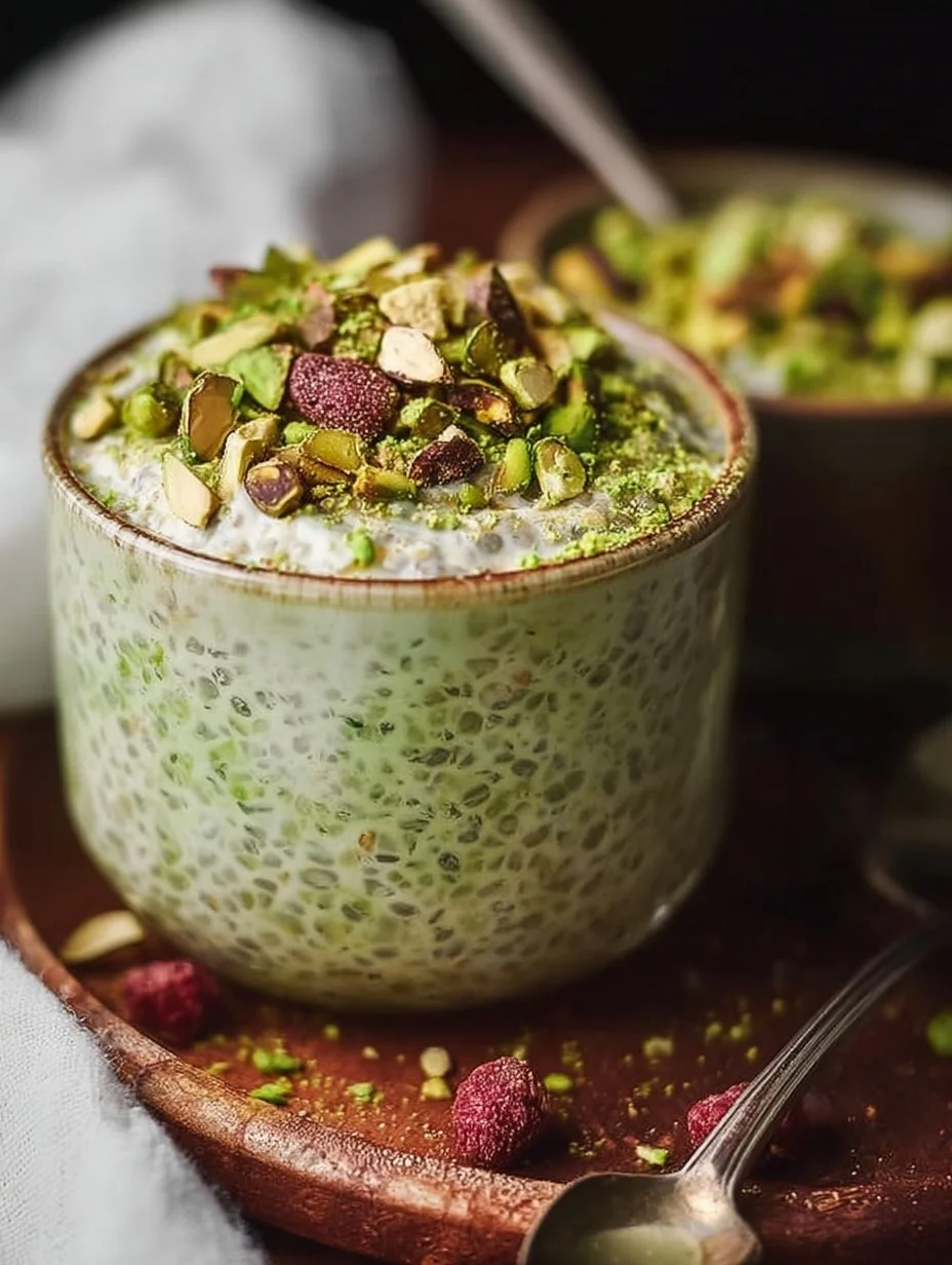 Pistachio Overnight Oats